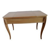 Original 1950s dressing table in light veneer wood