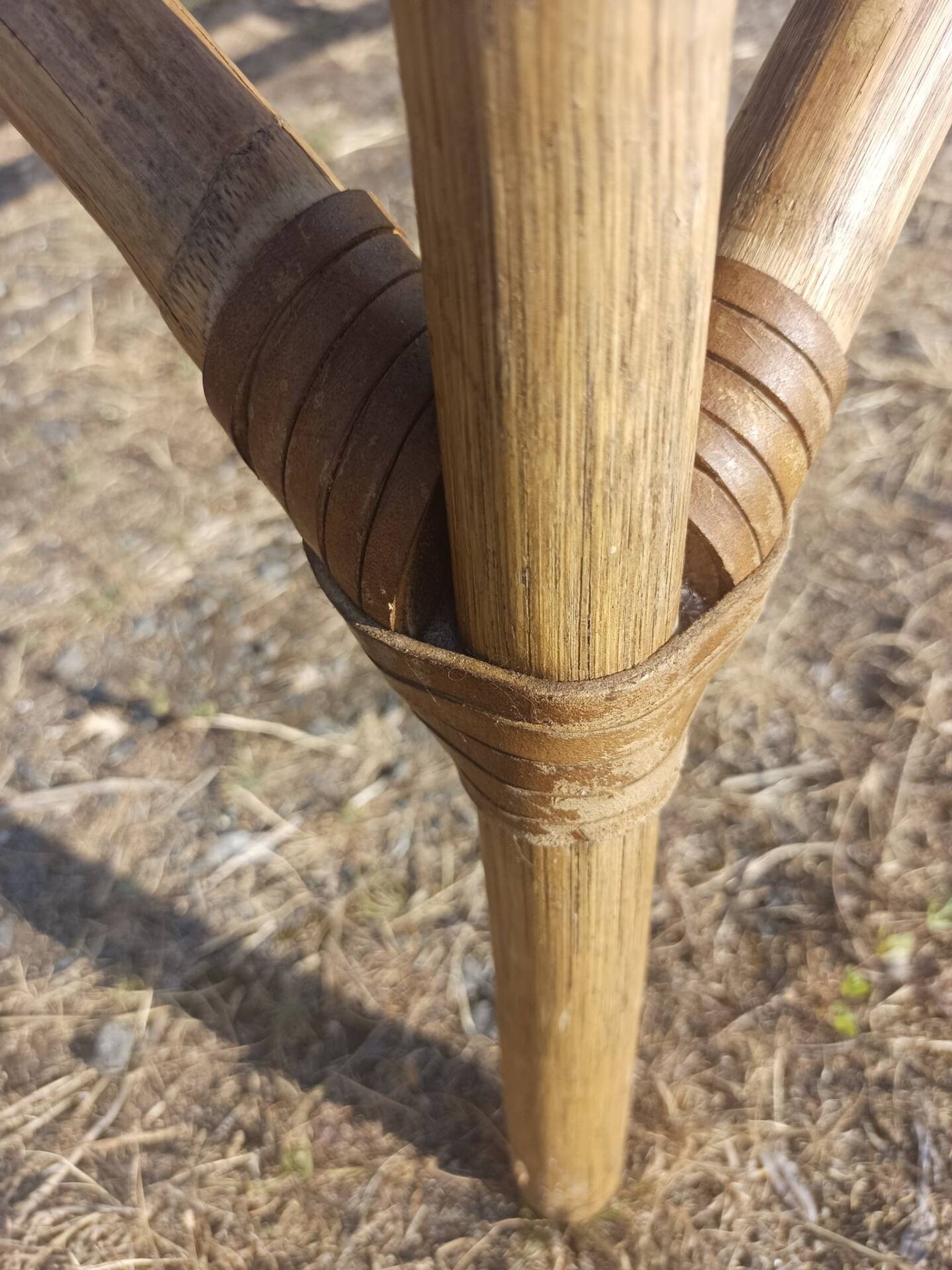 Table basse en rotin