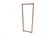 Scandinavian teak mirror "GT 7037", Glas & Trä, Sweden, 1950, 100x42cm