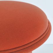 Pouf Ottoman Mushroom Stool Vintage 1960 Wool Jersey DLG Pierre Paulin