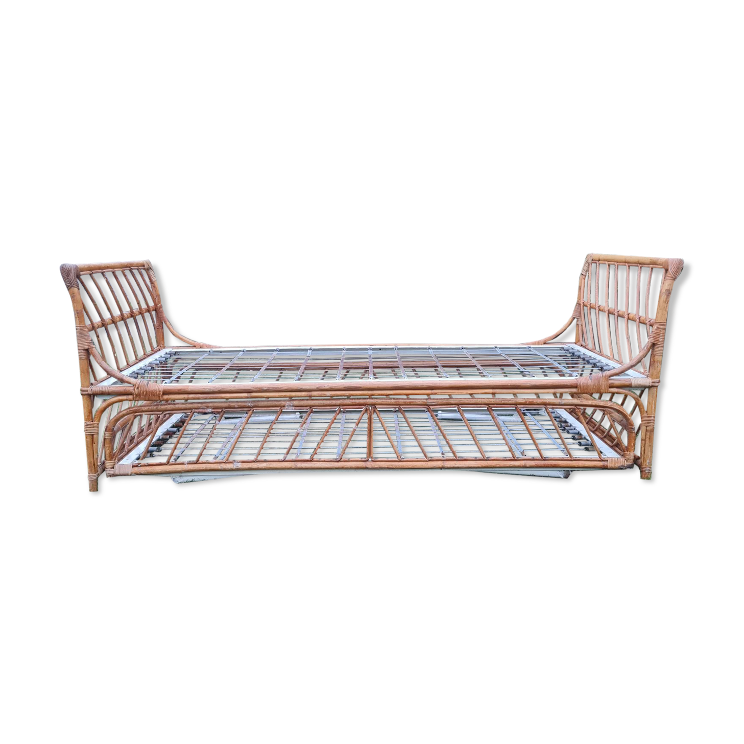 Rattan bed 1960
