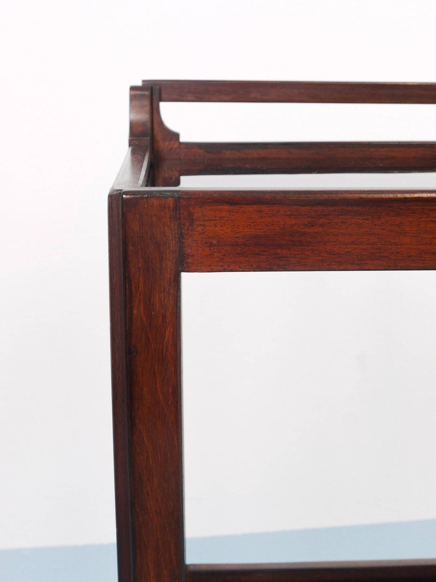 Hagenauer Jirasek unique side table, book shelf, Vienna, 1940s