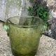 Blown glass ice bucket signed Biot Collector