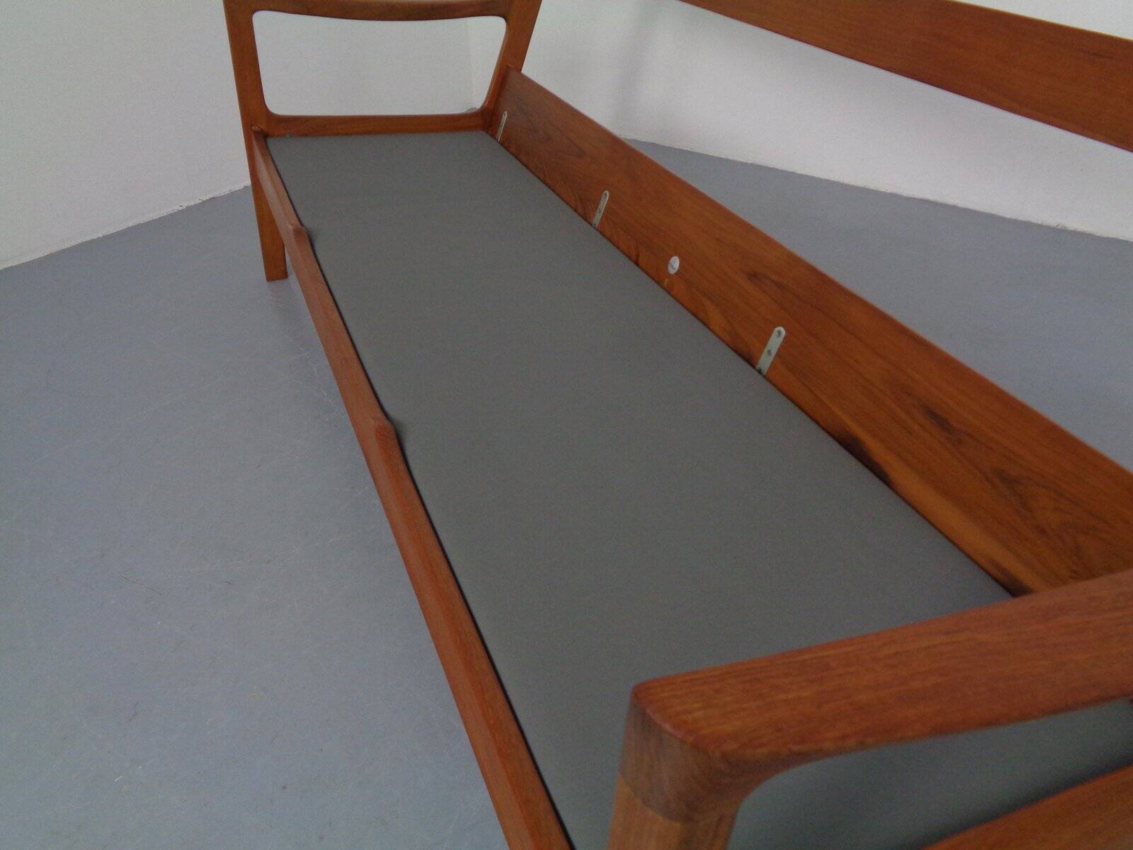 Senator Teak 3-Seater Sofa by Ole Wanscher for France & Son, Denmark, 1960s