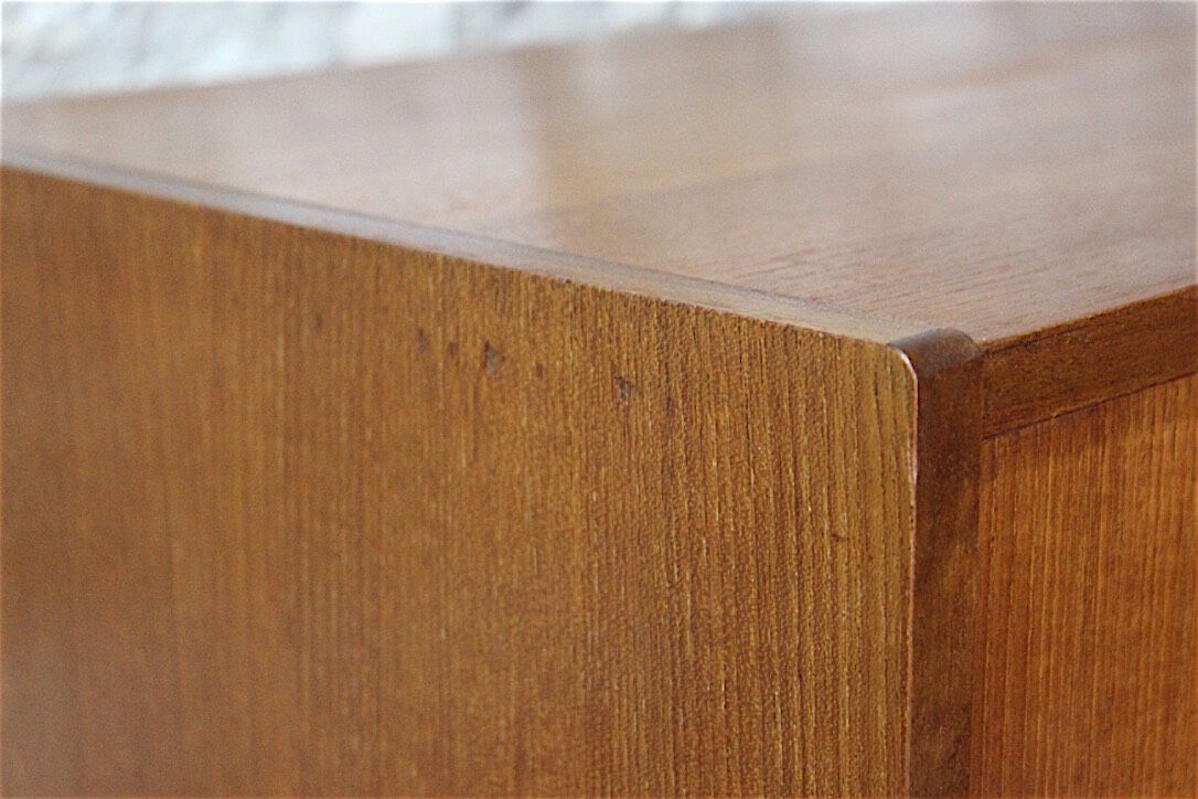 Scandinavian style vintage secretary in teak