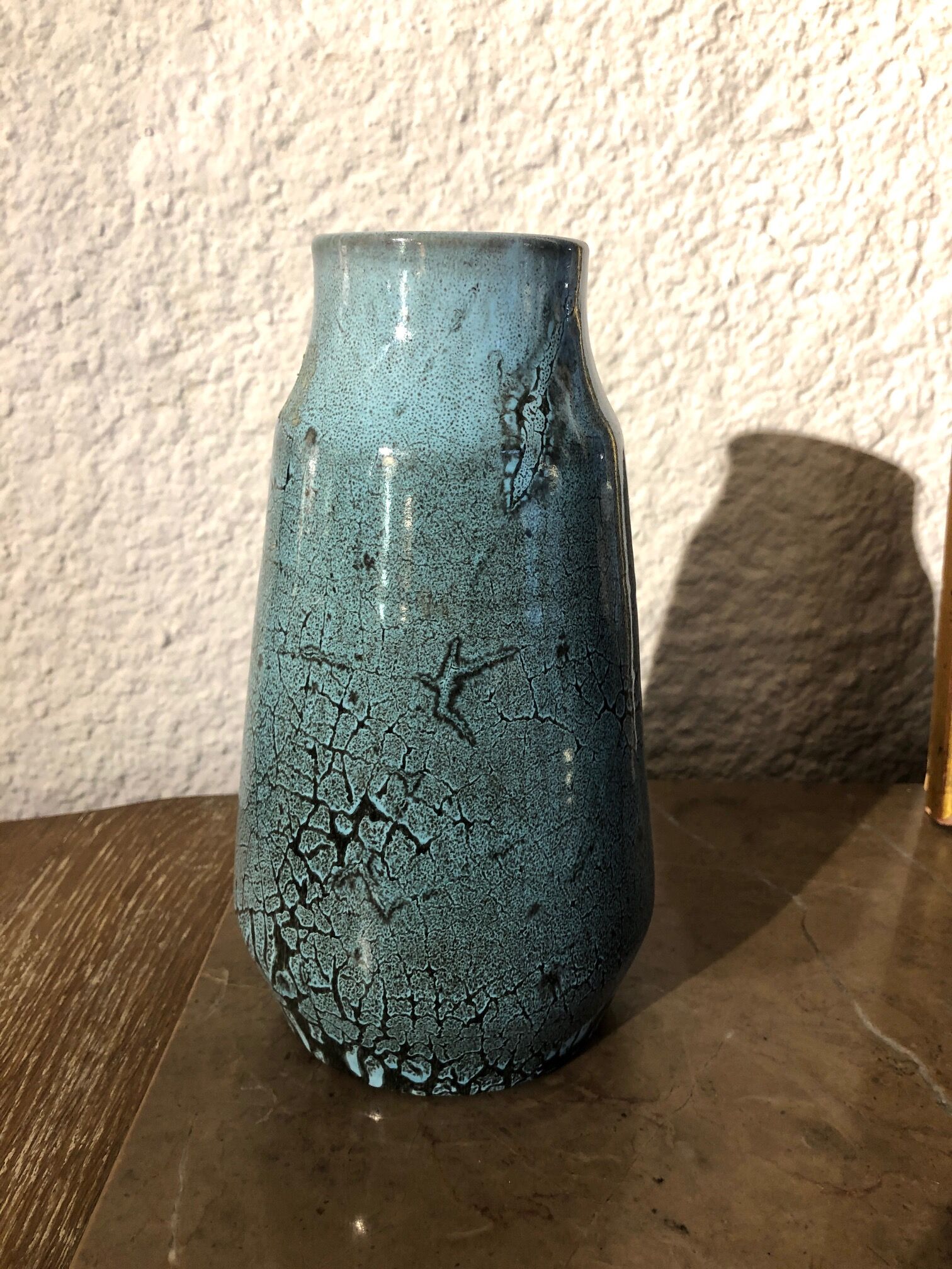 cracked vase signed accolay