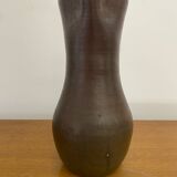 Ancien pichet jean dubost grès de noron marron vintage