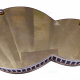 Golden brass tray