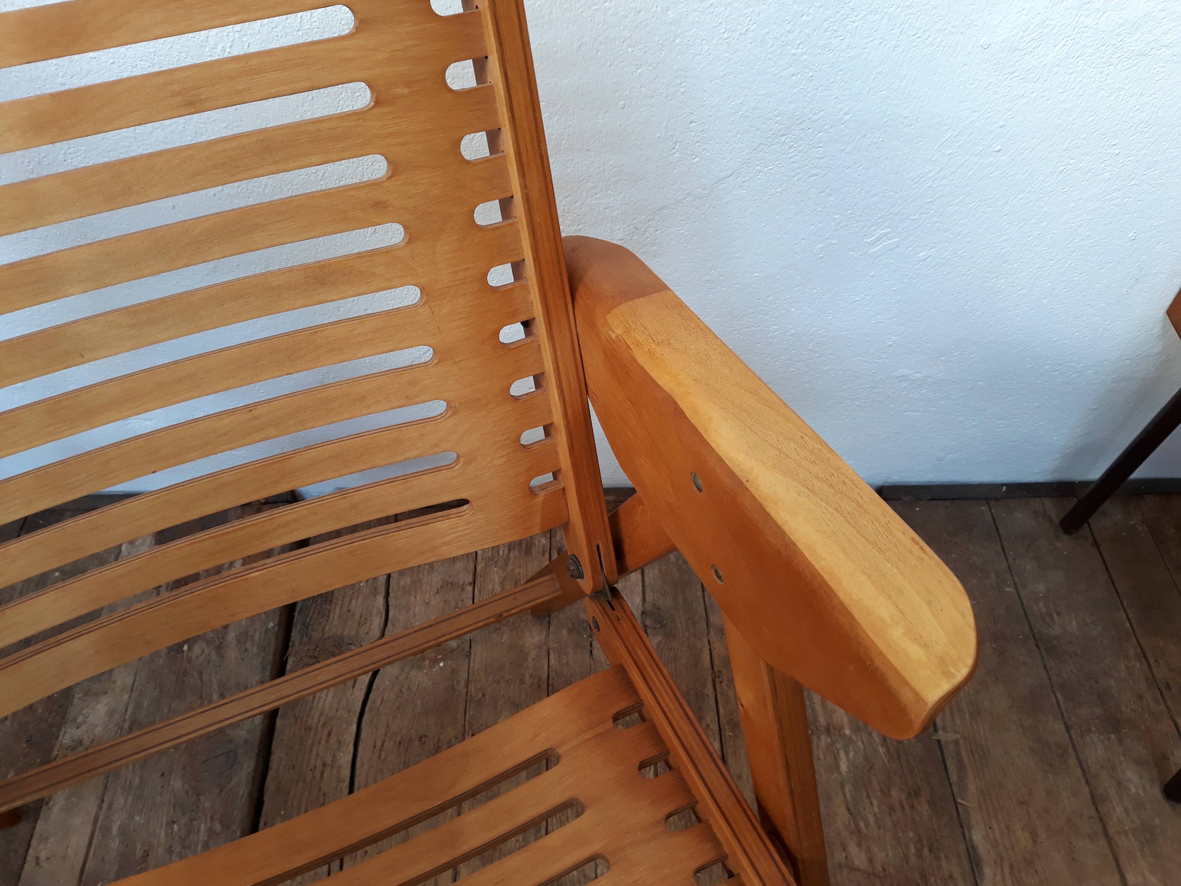 2 folding chairs vintage Rex lounge by Niko Kralj design