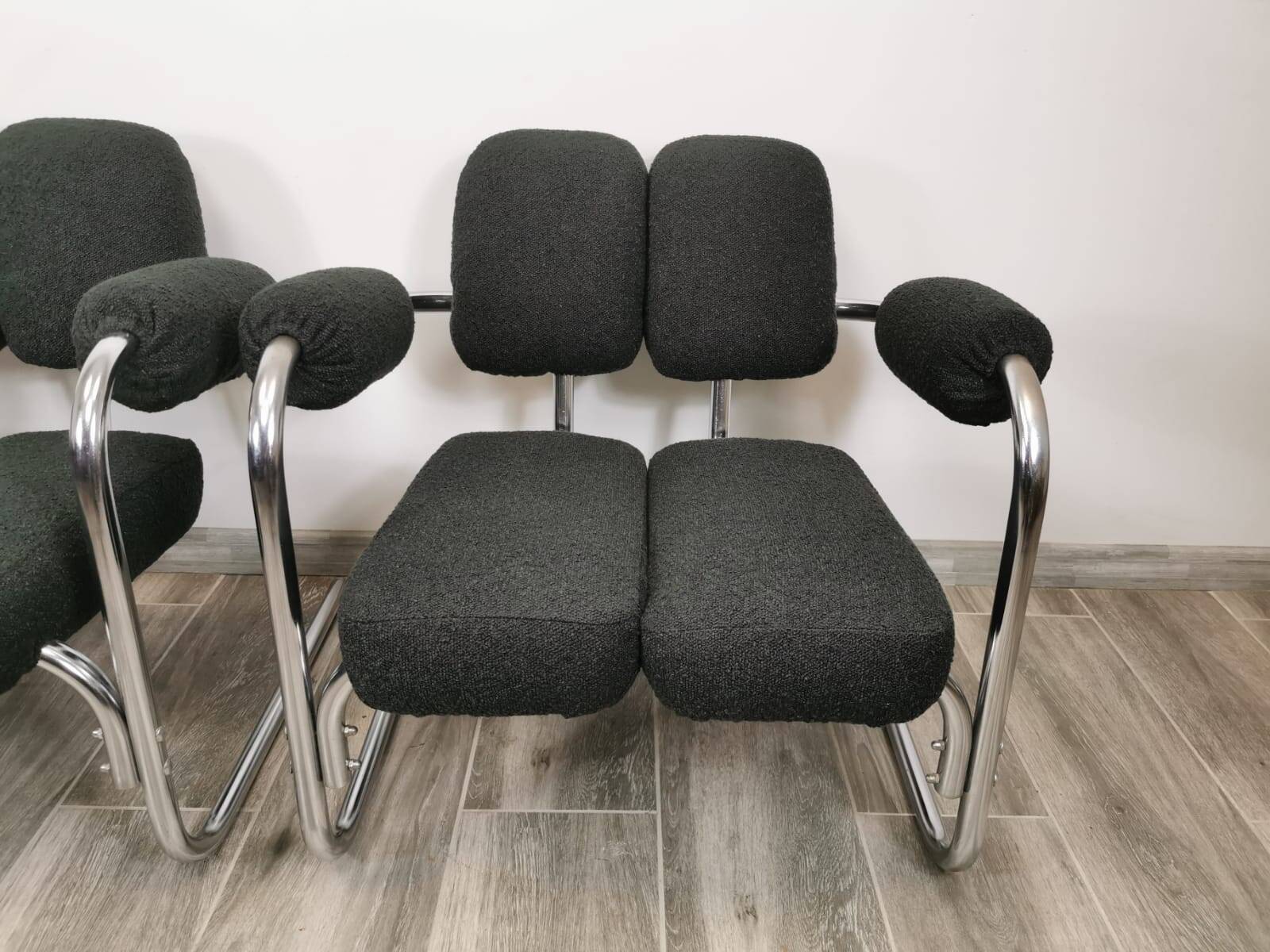 Mid-century restored armchairs