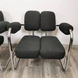 Mid-century restored armchairs