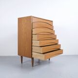 Niels Clausen teak chest of drawers 1960s niels clausen mobler odense