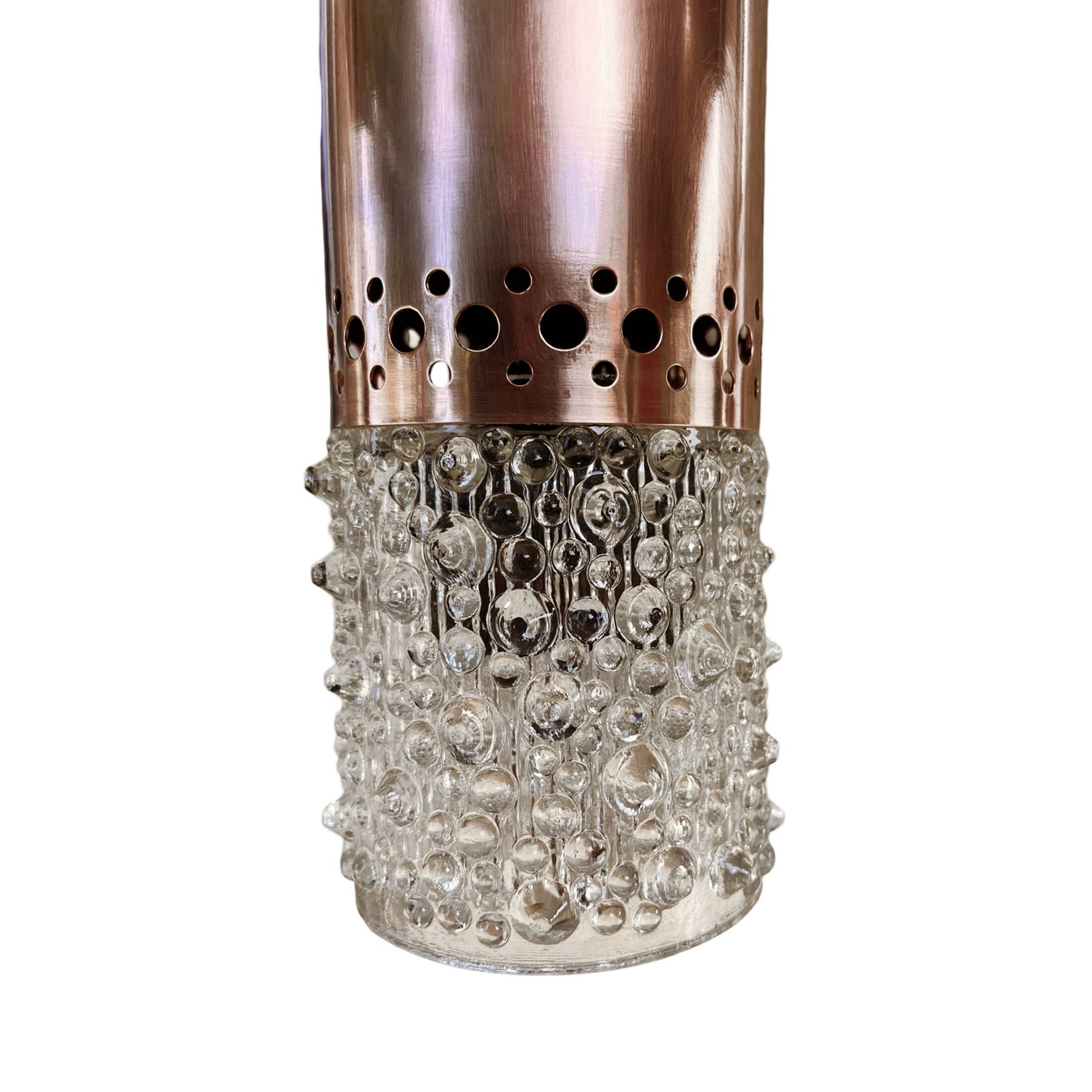 Hanging lamp designed by F. Perceny, VEB Narva Leuchten, Germany, 1970s.