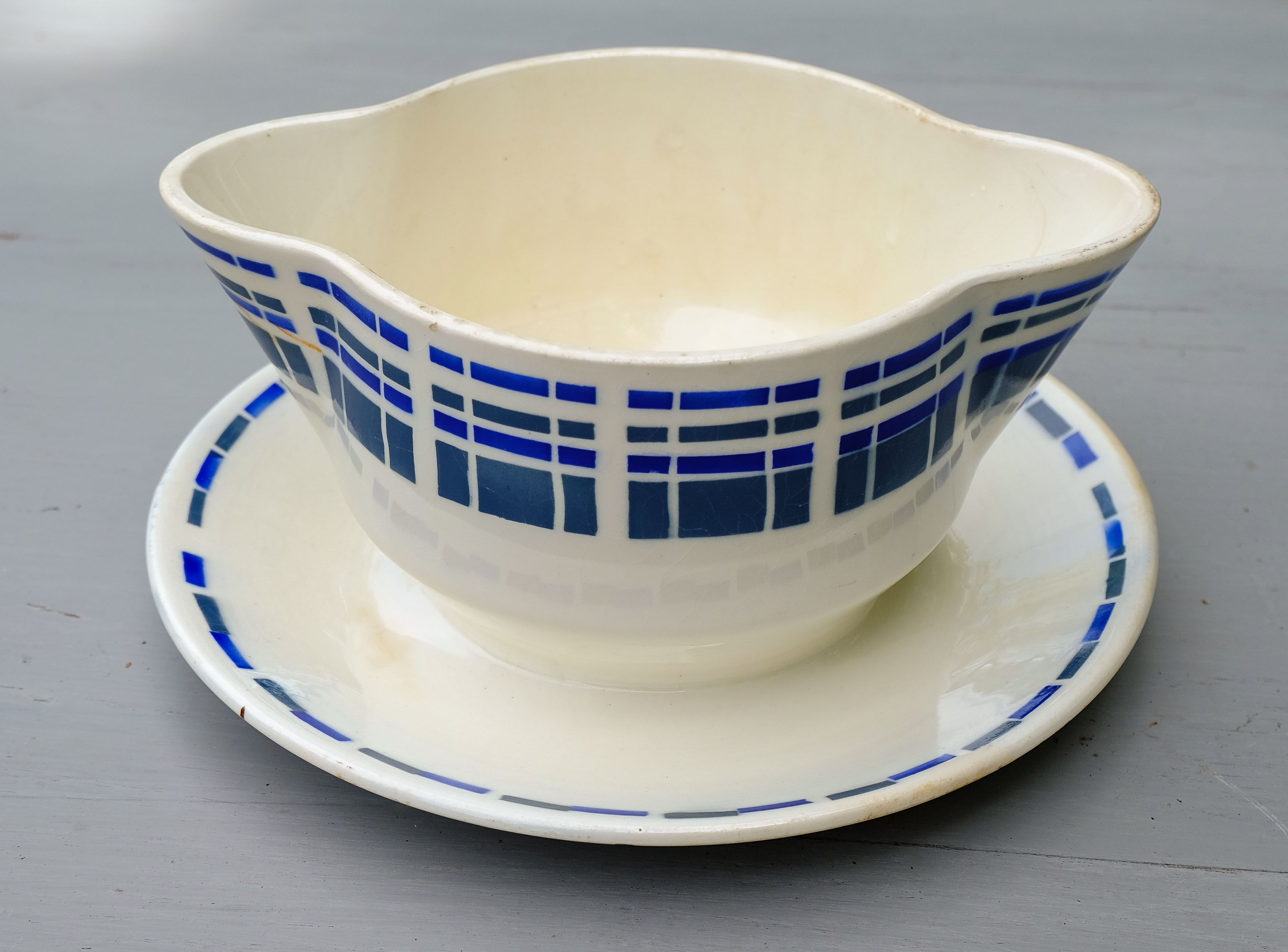 Saucière faïence badonvillier