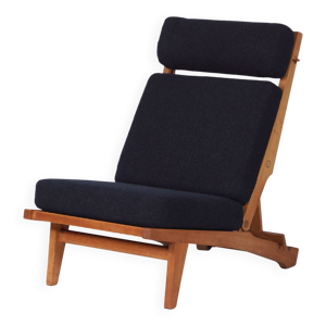 Fauteuil AP-71 par Hans - tissu noir