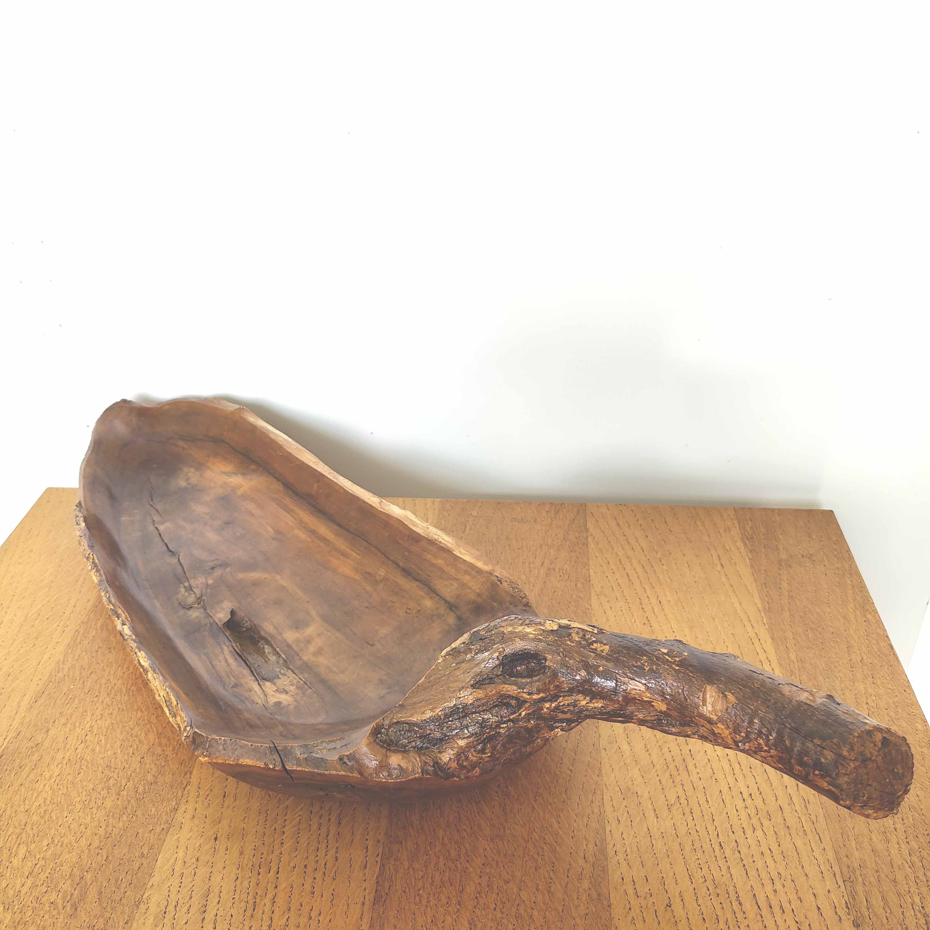 Brutalist fruit cut vintage art-popular in solid wood