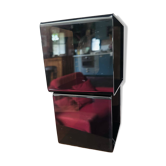 Lampe vintage en plexiglas fumé
