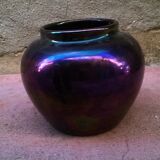 Vase en céramique irisée