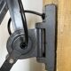 Dark Grey Industrial Scissor Wall Lamp from Elektroinstala, 1960s
