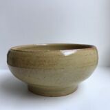 Ceramic bowl / glazed pottery signed 60s-70s
