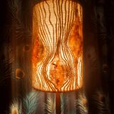 Scandinavian teak floor lamp