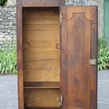 Old wardrobe, 1-door wooden wardrobe, old hosiery, storage unit, brutalist, 19th century