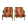 Pair of armchairs "Bergère" Louis XVI style