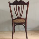 Vintage caned bistro chair