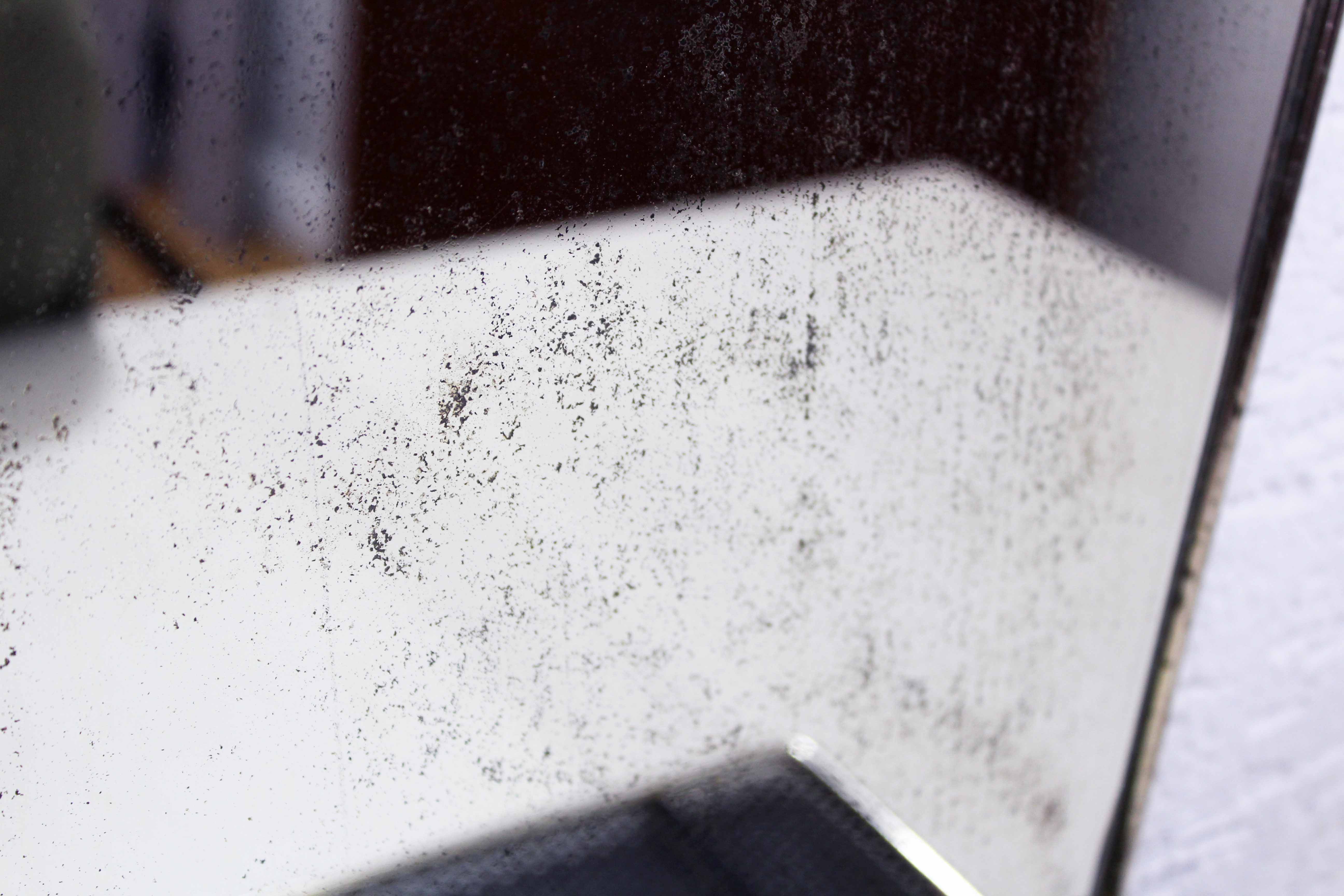 Wall-mounted barber mirror