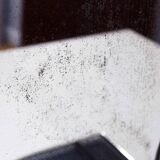 Wall-mounted barber mirror