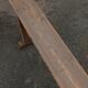 Antique pine farmhouse bench, 200 cm