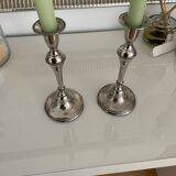 Pair of silver metal wiggles 50s
