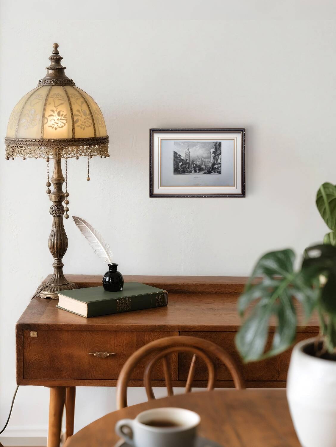 Seville, Spain, printed illustration from 1841.