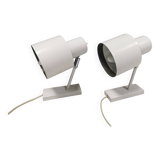A set of wall lamps by Jo Hammerborg for Fog & Mørup Denmark. Model alfa, from 1969.