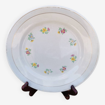 Assiette plate Luneville