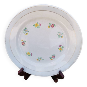 Assiette plate Luneville