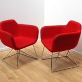 Pair of Slight armchairs, True