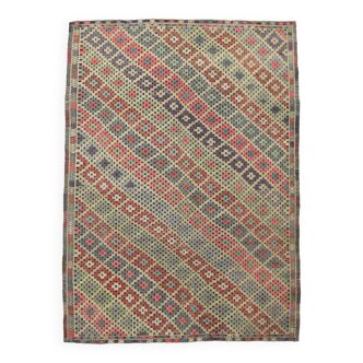 Tapis Kilim scandinave 6x8, 191x262Cm