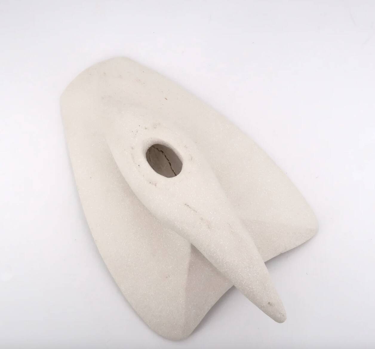 Minimalist ceramic bird sculpture, 1980s