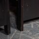 Striking 20thc italian ebonised etageres with open back & storage c.1970