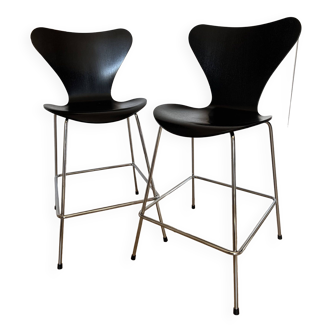 Chaises haute / Tabouret de bar Serie 7 (3187) / Arne Jacobsen / Fritz Hansen