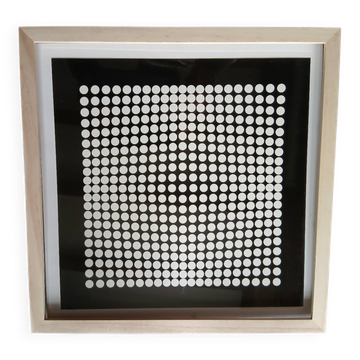 Victor Vasarely Kinetic Serigraph Deep V1