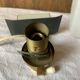 Glass and brass wall light 1960