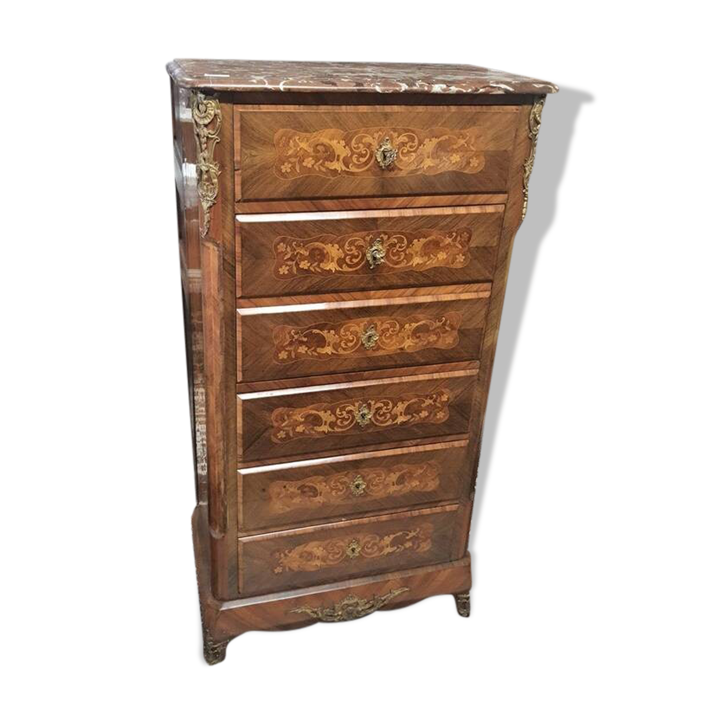 Marquetry secretary