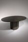 Table à manger brutaliste chic par Max Papiri 1970 Italie
