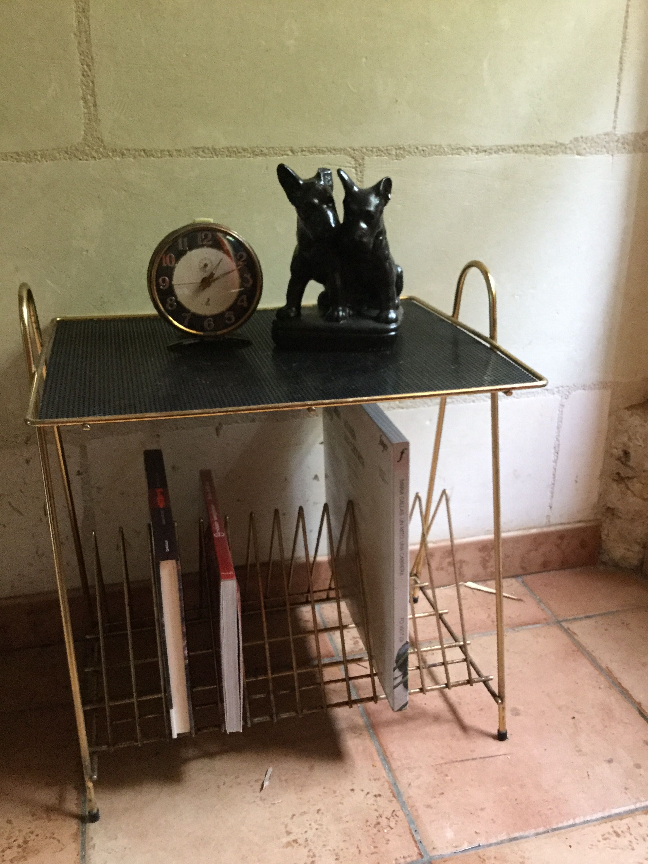 Porte vinyle vintage des années 60