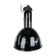 Large black enamelled factory lamp by elektrovit