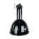 Large black enamelled factory lamp by elektrovit