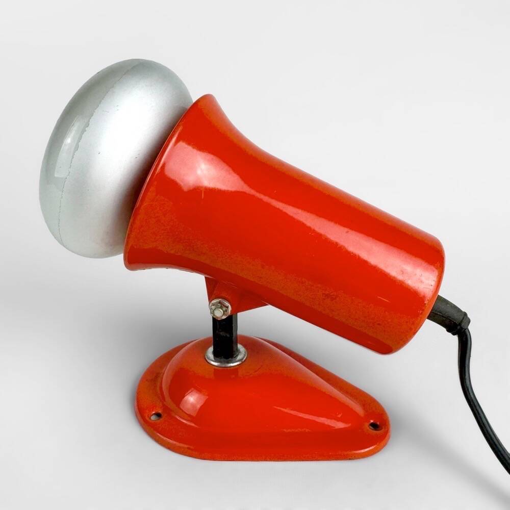 Lita orange wall spotlight from the 70s