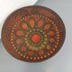 Vintage round coffee table from the 60s 70s by Raymond Corroyez in ceramic